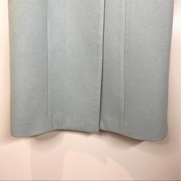 APiece Apart Esta Wool Long Coat Double Breasted Pastel Blue - Picture 6 of 10